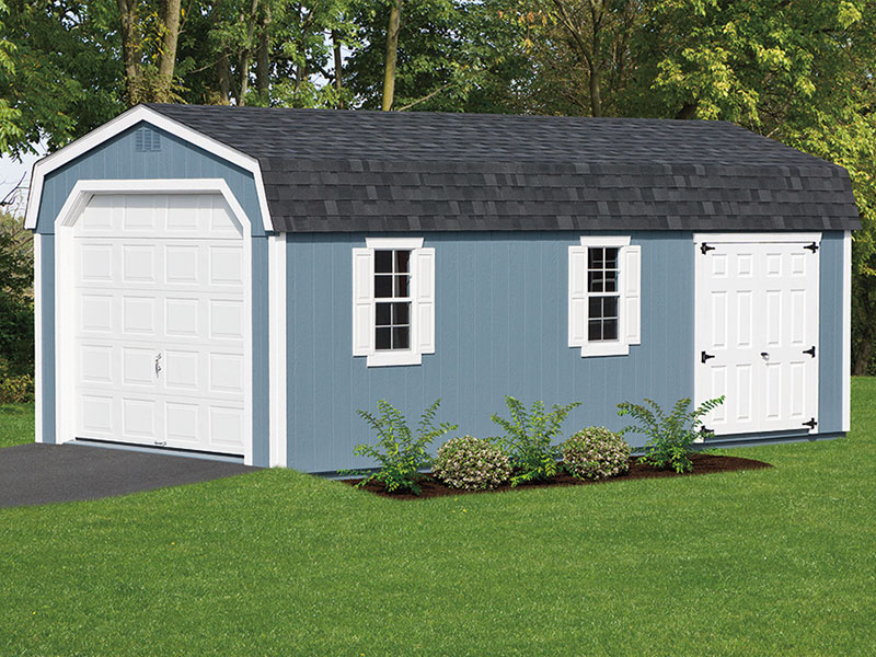 Amish Built Garages Modular Detached For In Maryland Amish Built Garages Modular Detached, Amish Built Garage Cost