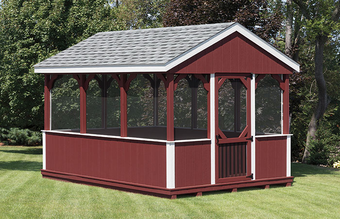 Screened in on sale sheds