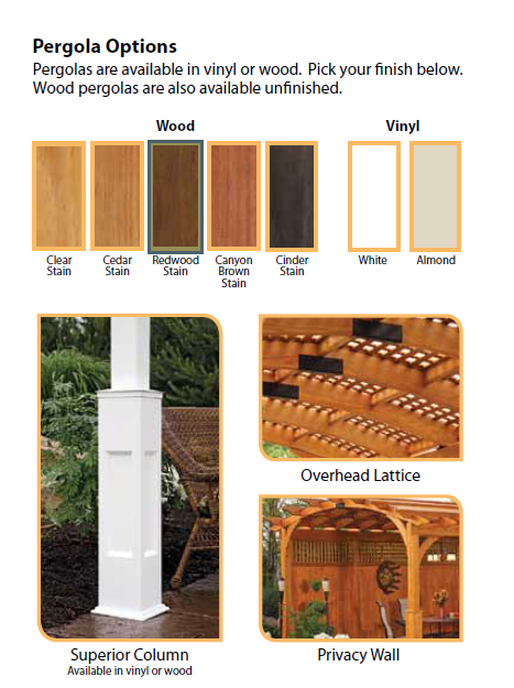 Pergola Options