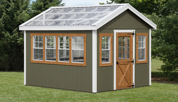 10x12 Duratemp Elite Potting Shed_