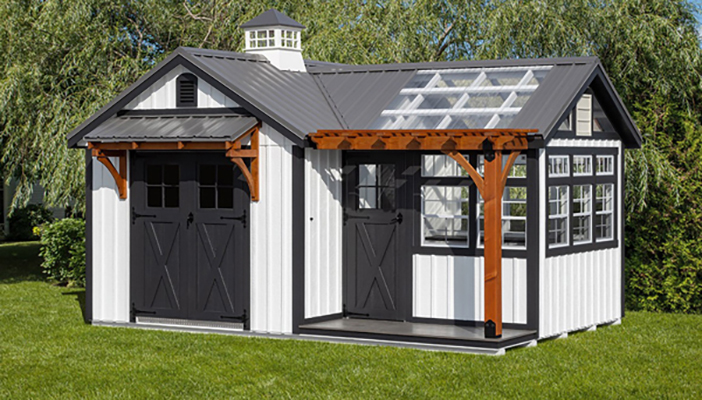 12x18 LP Board and Batten Garden Shed_