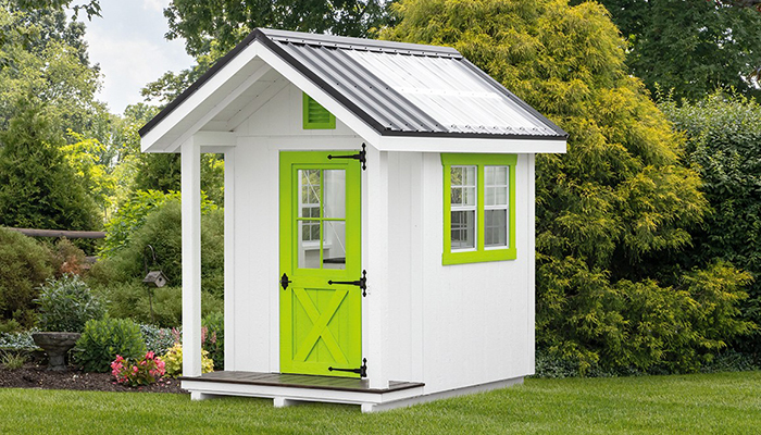6x8 Duratemp 2 ft Porch Potting Shed_